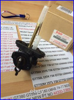 Suzuki Gt380 Gt550 Gt750 Lmab 74-77 Nos Fuel Petcock New Pt No 44300-33600 Nice