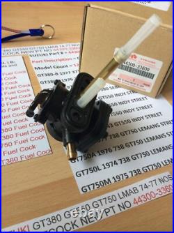 Suzuki Gt380 Gt550 Gt750 Lmab 74-77 Nos Fuel Petcock New Pt No 44300-33600 Nice