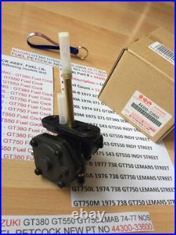 Suzuki Gt380 Gt550 Gt750 Lmab 74-77 Nos Fuel Petcock New Pt No 44300-33600 Nice