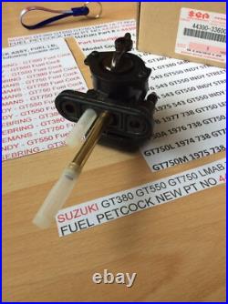 Suzuki Gt380 Gt550 Gt750 Lmab 74-77 Nos Fuel Petcock New Pt No 44300-33600 Nice