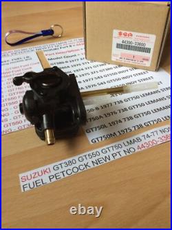 Suzuki Gt380 Gt550 Gt750 Lmab 74-77 Nos Fuel Petcock New Pt No 44300-33600 Nice