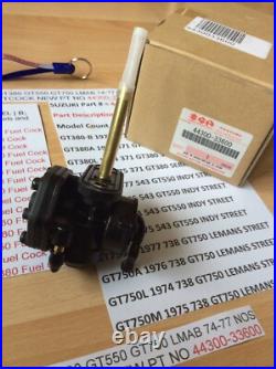 Suzuki Gt380 Gt550 Gt750 Lmab 74-77 Nos Fuel Petcock New Pt No 44300-33600 Nice