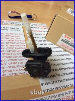 Suzuki Gt380 Gt550 Gt750 Lmab 74-77 Nos Fuel Petcock New Pt No 44300-33600 Nice