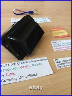 Suzuki Gt550 J/k 1972-1973 Nos Cap Air Filter Pt 13722-34010 New Obsolete