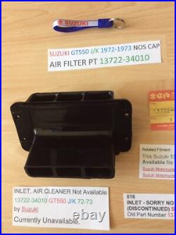 Suzuki Gt550 J/k 1972-1973 Nos Cap Air Filter Pt 13722-34010 New Obsolete