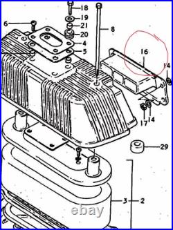 Suzuki Gt550 J/k 1972-1973 Nos Cap Air Filter Pt 13722-34010 New Obsolete