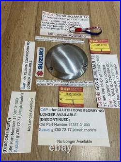 Suzuki Gt750 JKLMAB 72-77 nos cap clutch pt no 11387-31000 obsolete NICE