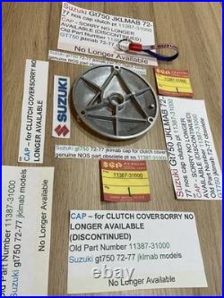 Suzuki Gt750 JKLMAB 72-77 nos cap clutch pt no 11387-31000 obsolete NICE