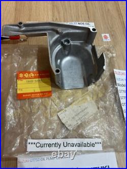 Suzuki Gt750 J. K. L. M. A. B 72-77 Nos Oil Pump Cover Pt No 11411-31001 With Tag New