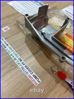 Suzuki Gt750 J. K. L. M. A. B 72-77 Nos Oil Pump Cover Pt No 11411-31001 With Tag New