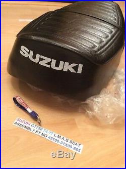 Suzuki Gt750 Lmab 74-77 Dual Seat Nos New Pt No 45100-31x00-865 Has Metal Base