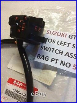 Suzuki Gt750 Lmab 74-77 Nos Left Side Handle Switch Assembly Pt No 57700-31015