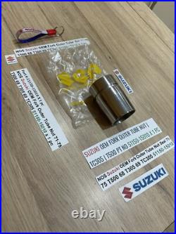 Suzuki NOS Fork Outer Tube Nut 71-75 T500 68 T305 69 TC305 51150-15010 x 1 pc