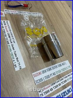 Suzuki NOS Fork Outer Tube Nut 71-75 T500 68 T305 69 TC305 51150-15010 x 1 pc
