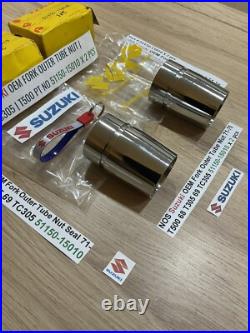 Suzuki NOS Fork Outer Tube Nut 71-75 T500 68 T305 69 TC305 51150-15010 x 2 pcs