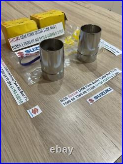 Suzuki NOS Fork Outer Tube Nut 71-75 T500 68 T305 69 TC305 51150-15010 x 2 pcs