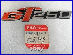 Suzuki NOS NEW 68141-18600 Emblem Badge Decal GT GT250 1973-77