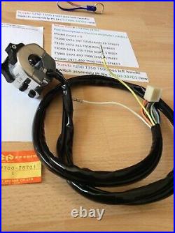 Suzuki Nos T250 T350 T500 Gt250 Gt500 Left Side Handle Switch 57700-28701 Suzuki Nos T250 T350 T500 Gt250 Gt500 Left Side Handle Switch 57700-28701