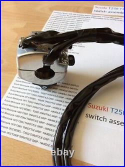 Suzuki Nos T250 T350 T500 Gt250 Gt500 Left Side Handle Switch 57700-28701 Suzuki Nos T250 T350 T500 Gt250 Gt500 Left Side Handle Switch 57700-28701