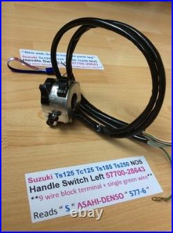 Suzuki Nos Ts125 Tc125 Ts185 Ts250 Nos Left Side Handle Switch 57700-28643