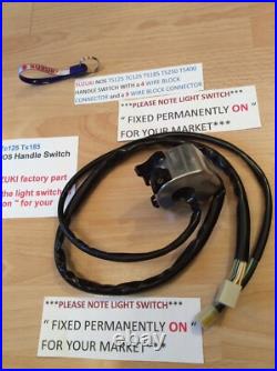 Suzuki Nos Ts125 Tc125 Ts185 Ts250 Ts400 Handle Switch 4 Wire + 9 Wire Blocks Suzuki Nos Ts125 Tc125 Ts185 Ts250 Ts400 Handle Switch 4 Wire + 9 Wire Blocks