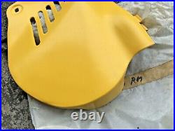 Suzuki PE175 RM100 RM125 LH Frame Side Cover Yellow NOS P/N 47211-41301-163