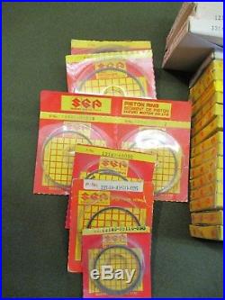 Suzuki Piston Rings Lot Of 85 Units Nos Oem With Part Numbers Shop Use Resale