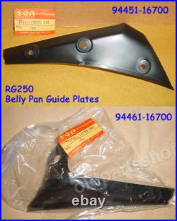 Suzuki RG250 Belly Pan Guide Plate Set NOS Cowling Lower 94451 / 94461-16700