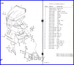 Suzuki RG250 Belly Pan Guide Plate Set NOS Cowling Lower 94451 / 94461-16700