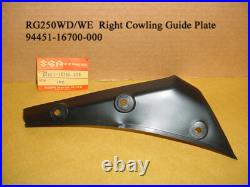 Suzuki RG250 Belly Pan Guide Plate Set NOS Cowling Lower 94451 / 94461-16700