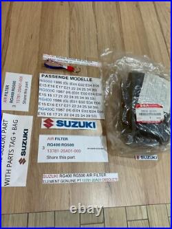 Suzuki RG400 RG500 NOS AIR FILTER ELEMENT PT NO 13781-20A01 WITH TAG OBSOLETE