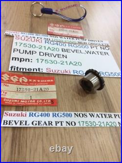 Suzuki RG400 RG500 NOS WATER PUMP DRIVEN BEVEL GEAR PT 17530-21A20 OBSOLETE NEW