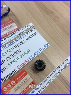 Suzuki RG400 RG500 NOS WATER PUMP DRIVEN BEVEL GEAR PT 17530-21A20 OBSOLETE NEW