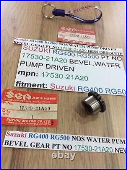 Suzuki RG400 RG500 NOS WATER PUMP DRIVEN BEVEL GEAR PT 17530-21A20 OBSOLETE NEW