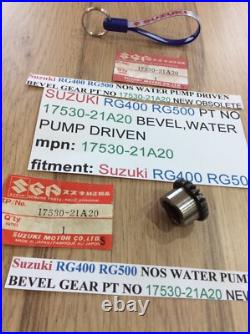 Suzuki RG400 RG500 NOS WATER PUMP DRIVEN BEVEL GEAR PT 17530-21A20 OBSOLETE NEW
