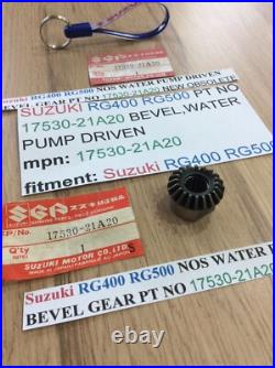 Suzuki RG400 RG500 NOS WATER PUMP DRIVEN BEVEL GEAR PT 17530-21A20 OBSOLETE NEW Suzuki RG400 RG500 NOS WATER PUMP DRIVEN BEVEL GEAR PT 17530-21A20 OBSOLETE NEW