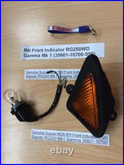 Suzuki Rg250 Wd Gamma Mk 1 Nos Right Side Indicator Pt 35601-16700-999 New