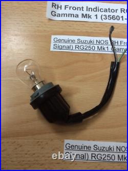 Suzuki Rg250 Wd Gamma Mk 1 Nos Right Side Indicator Pt 35601-16700-999 New