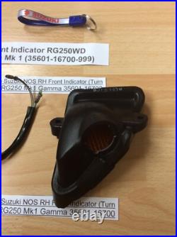 Suzuki Rg250 Wd Gamma Mk 1 Nos Right Side Indicator Pt 35601-16700-999 New