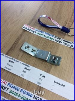 Suzuki Rg400 Rg500 Nos Fairing Bracket Pt No 94484-20a01 New Perfect