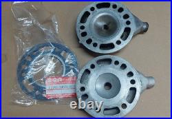 Suzuki Rm125 1984'e' & 1985'f' Cylinder Heads With Nos Head Gasket