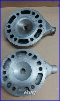 Suzuki Rm125 1984'e' & 1985'f' Cylinder Heads With Nos Head Gasket
