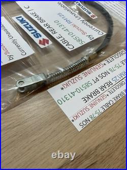 Suzuki Rm125 Rear Brake Cable 75-78 Nos Pt 58510-41310 Obsolete Genuine Suzuki