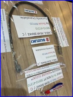 Suzuki Rm125 Rear Brake Cable 75-78 Nos Pt 58510-41310 Obsolete Genuine Suzuki