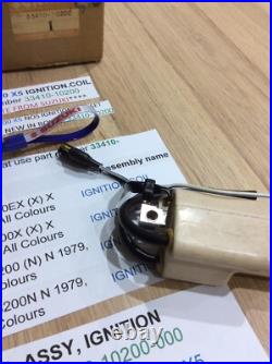 Suzuki SB200 GT200 X5 NOS IGNITION COIL SET NIPPON DENSO BOX PT 33410-10200 NEW