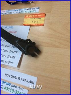 Suzuki Sp370 Sp400 Dr370 Nos Rear Brake Pedal Pt No 43110-32400 With Parts Tag