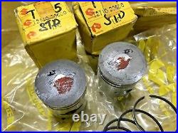 Suzuki T125 T125II T125R STINGER Piston&Ring STD NOS P/N 12110-20600&12140-14010
