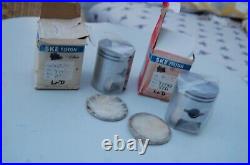 Suzuki T200, TC200 PATTERN PISTON AND RINGS SET STANDARD BORE NOS