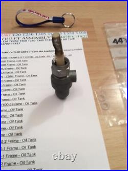 Suzuki T20 T250 T305 Tc305 T350 T500 Nos Oulet Assembly Pt 44700-11827 Obsolete