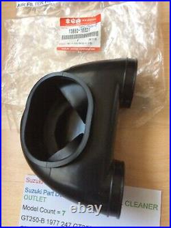Suzuki T250 All Gt250 All Nos Tube Air Cleaner Outlet Pt 13880-18601 New In Bag